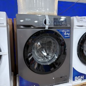 Lavarropas Bgh 6kg Inverter Gris