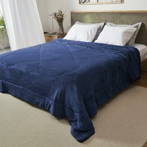 EDREDON FLANNEL CORDERITO TWIN