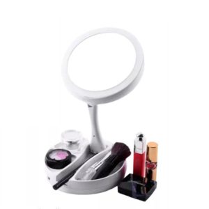 ESPEJO DOBLE CARA C/ LUZ LED DINAX JG988