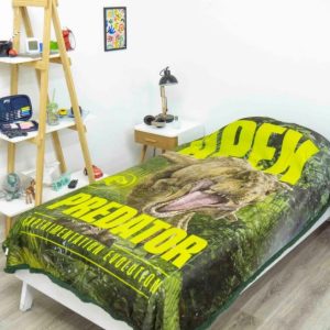 FRAZADA CORDERITO PIÑATA JURASSIC