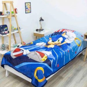 FRAZADA CORDERITO PIÑATA SONIC