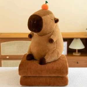 PELUCHE CAPYBARA NARANJA BALA06