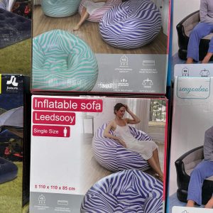 SOFA INFLABLE PVC RAYADO DINAX INF02