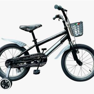 BICICLETA R16- RETRO C/CANASTO neg-gris