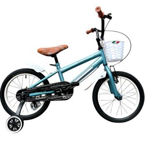 BICICLETA R16- RETRO C/CANASTO aqua