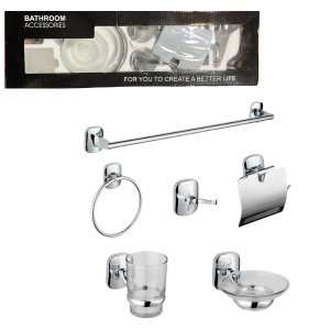 KIT ACCESORIOS BAÑO 7pcs P396 ORYX