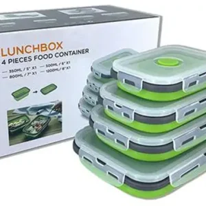 SET 4 CONTENEDOR SILICONA S-2115