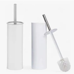 ESCOBILLA P/ BAÑO ACERO BLANCO 142761-B