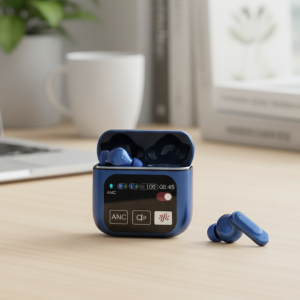 AURICULARES C/ DISPLAY AZUL AYV0309