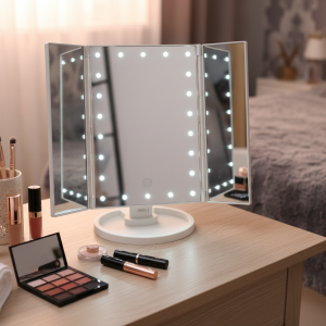 ESPEJO LED TRIPLE DINAX 3P