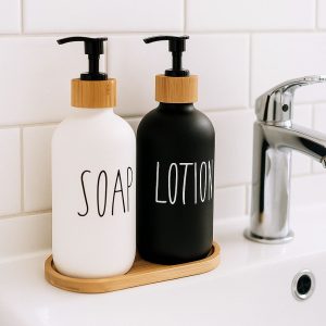 SET 2 BOTELLAS P/ JABON JK-4482/4483