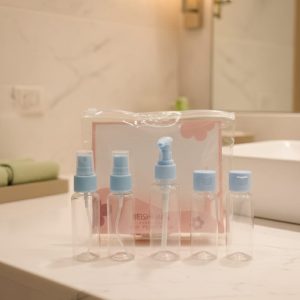 SET 5 BOTELLAS P/ COSMETICO AD0097