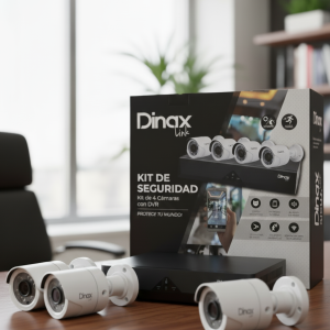 KIT DE 4 CAMARAS C/DVR DINAX DXDVRX4P