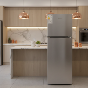 HELADERA BGH INOX 338L