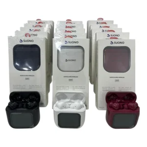 AURICULARES C/ DISPLAY NEGRO AYV0309