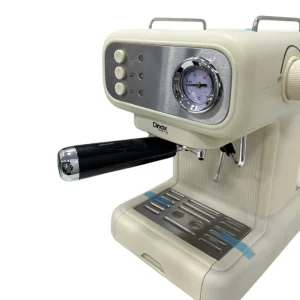 CAFETERA ESPRESSO VINT 800W BEIGE DINAX