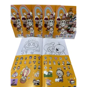 CUADERNO P/ COLOREAR LABUBU YC166-167