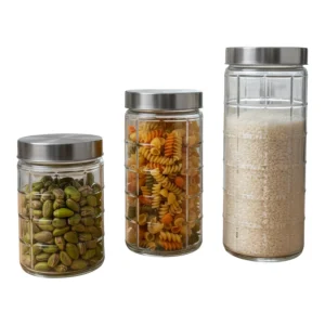 FRASCO DE VIDRIO C/ TAPA JK-4524-01