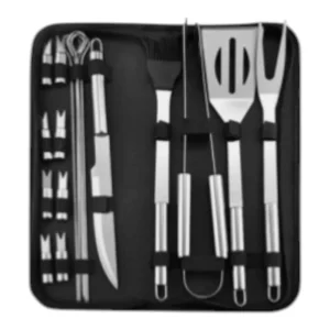 KIT ASADOR 13pcs +PINZA ACERO SUONO