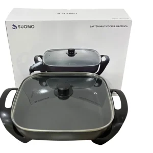 SARTEN ELECTRICO C/TAPA 1500W SUONO