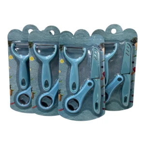 SET 3 PCS PELA PAPA + CUCHILLOS P517-07