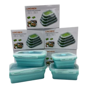 SET 4 CONTENEDOR SILICONA S-2115