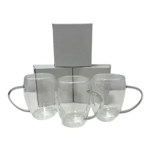 TAZA DOBLE VIDRIO x2uni. 350ml