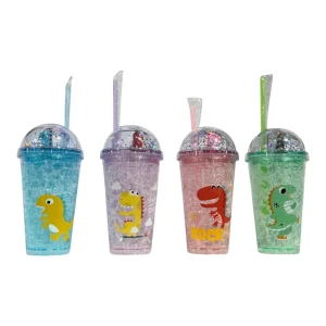 VASO PLASTICO C/TAPA 450ml ORYX G287