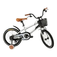 BICICLETA R16- RETRO C/CANASTO gris