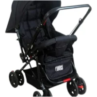 COCHE CUNA CIELO FUNKY NEGRO