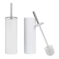 ESCOBILLA P/ BAÑO ACERO BLANCO 142761-B