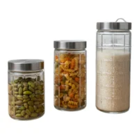 FRASCO DE VIDRIO C/ TAPA JK-4524-02