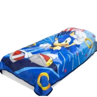 FRAZADA CORDERITO PIÑATA SONIC