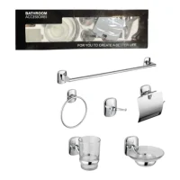 KIT ACCESORIOS BAÑO 7pcs JS-396 ORYX