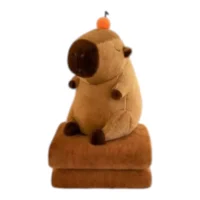 PELUCHE CAPYBARA BALA06 C/MANTA