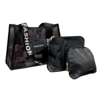 SET 3 BOLSOS TRANSP. ORYX JK-4102