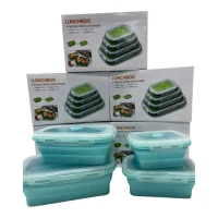 SET 4 CONTENEDOR SILICONA S-2115