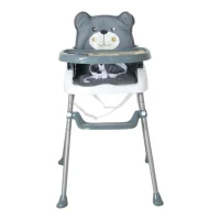 SILLA DE COMER 3 EN 1 SOFIA GRIS CLARO