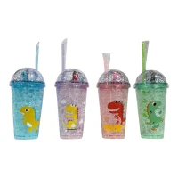 VASO PLASTICO C/TAPA 450ml ORYX G287